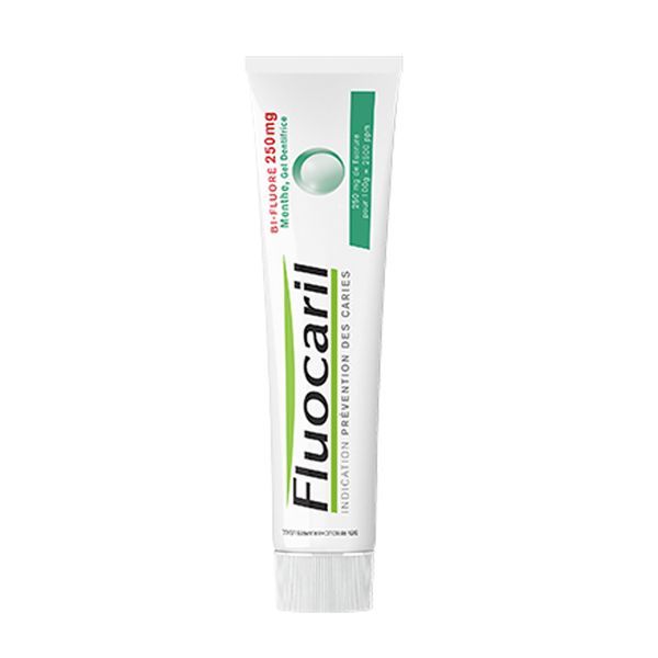 Fluocaril Bi Fluore 250 Mg Menthe Gel Dentifrice 1 Tube(S) Alumino-Plastique De 75 Ml