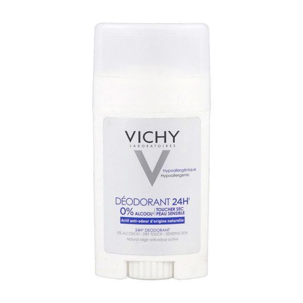 VICHY DEODORANT 24 H STICK Stick déodorant, efficacité 24 heures, stick 40 ml