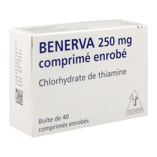 BENERVA Comprimé enrobé 250 mg, boîte 40