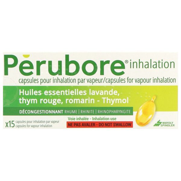 Perubore Inhalation Capsule Pour Inhalation Par Vapeur B/15