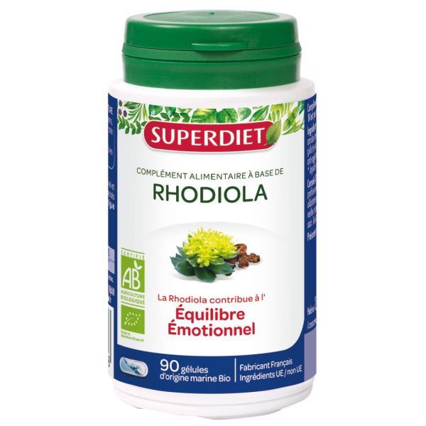 Superdiet Rhodiola BIO - 90 gélules