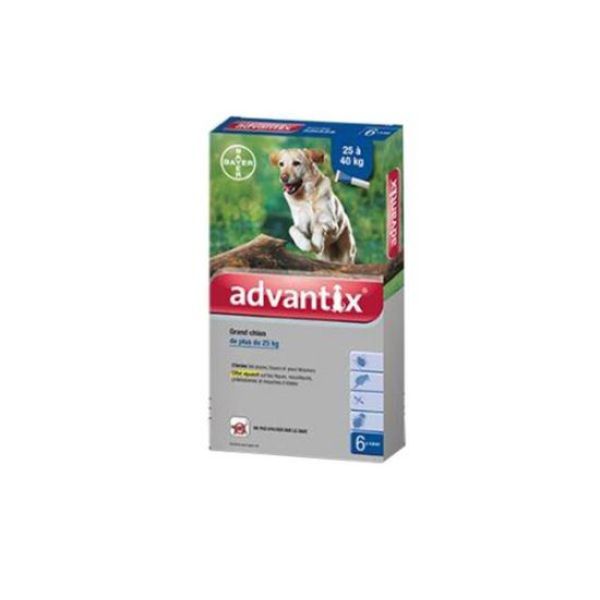 Advantix Grand Chien (Solution Pour Spot On) Pipette 4 Ml 6