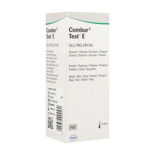 Combur 3 Test E Urinaire Bandelette Bt 50