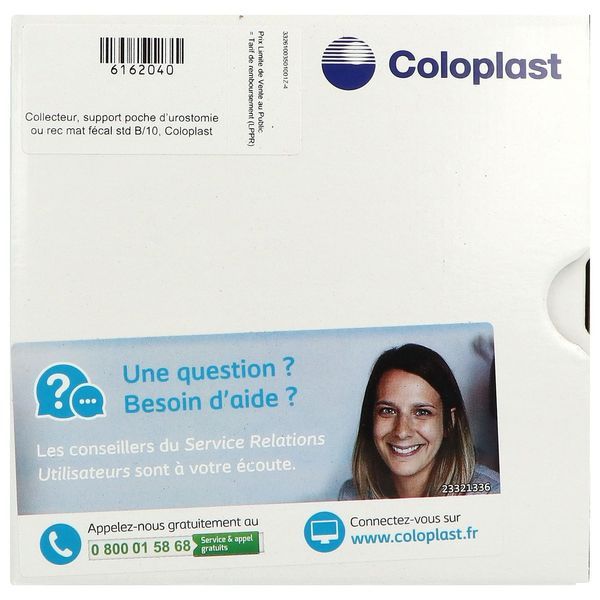 SENSURA CLICK SUPPORT STANDARD Support porte-poche souple, système 2 pièces, diamètre de l'anneau 60 mm (ref. 100310), bt 10