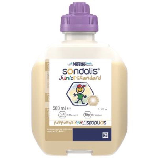SONDALIS JUNIOR STANDARD Denrée alimentaire destinée à des fins médicales spéciales, poche 500 ml