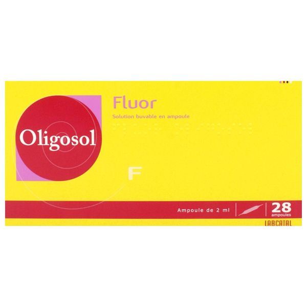 OLIGOSOL FLUOR Solution buvable en ampoule, boîte 28 ampoules 2 ml