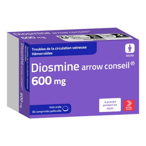 DIOSMINE QUIVER 600 mg comprime pellicule B/30