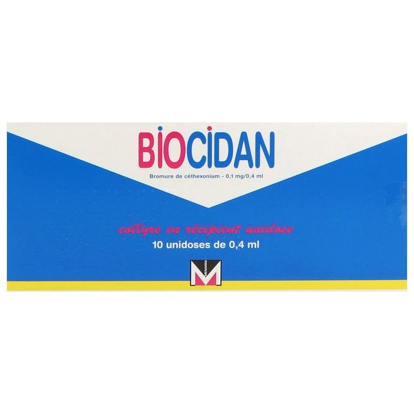 Biocidan 0,1 Mg/0,4 Ml Collyre En Recipient Unidose B/10