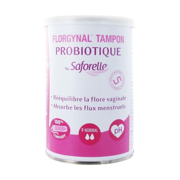 FLORGYNAL TAMPON PROBIOTIQUE COMPACT NORMAL BOITE DE 9