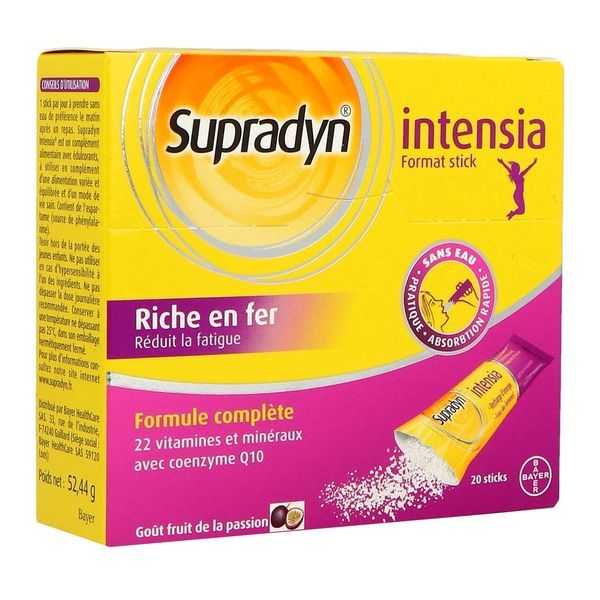 SUPRADYN INTENSIA STICK BOITE DE 20