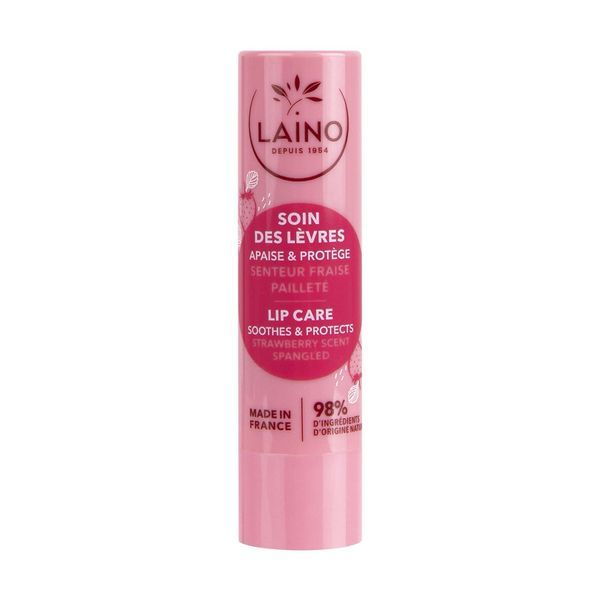 Laino Soin Des Levres - Nouvelles Formules Naturelles Baume Stick 4 G Fraise 1