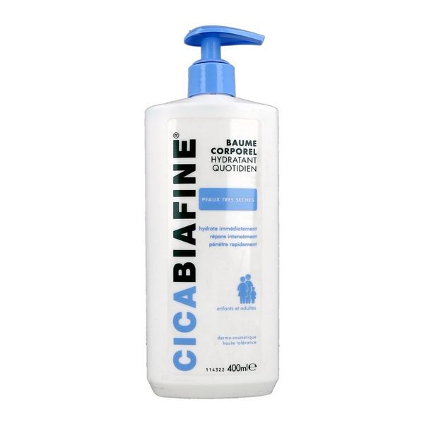 Cicabiafine Baume Hydratant Corporel Quotidien (Soin Quotidien Pour Peaux Tres Seches) Bouteille 400 Ml 1
