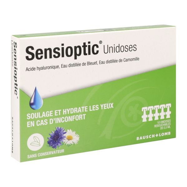 SENSIOPTIC UNIDOSES 10*0.4ML