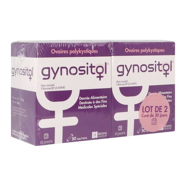 GYNOSITOL Denrée alimentaire destinée à des fins médicales spéciales, bt 30 x 2