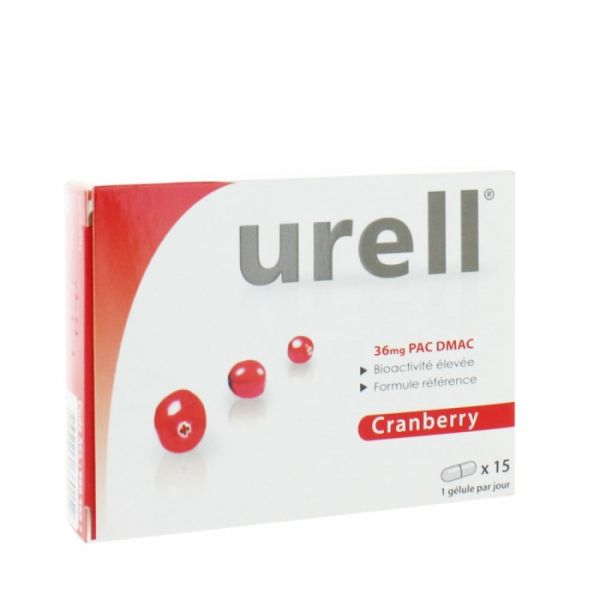 Urell Cranberry 36Mg Pac 15 Gelules