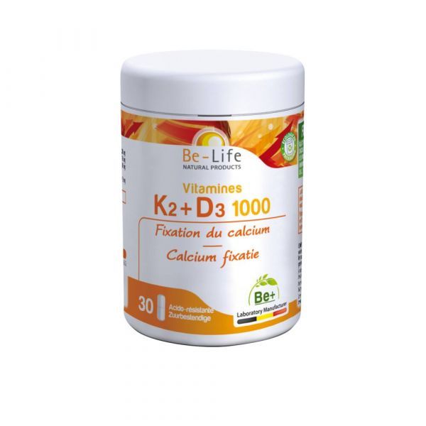 BioLife Vitamines K2 + D3 1000 - 30 gélules
