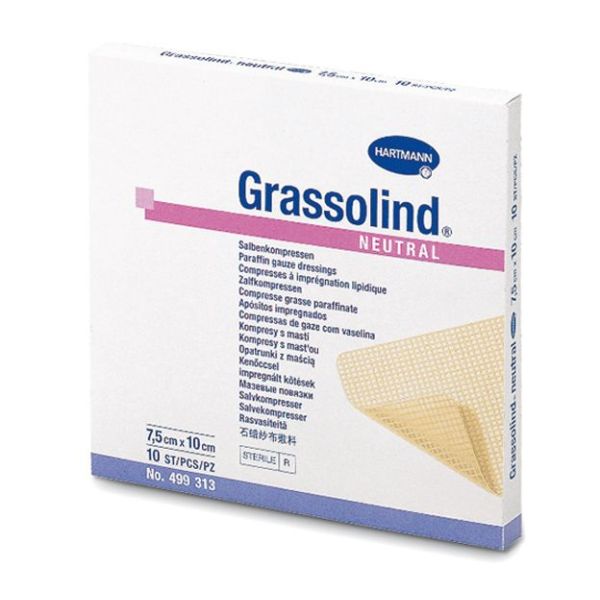 Grassolind Neutral Gras 10Cm*10Cm Ref:499 314 Pansement 10