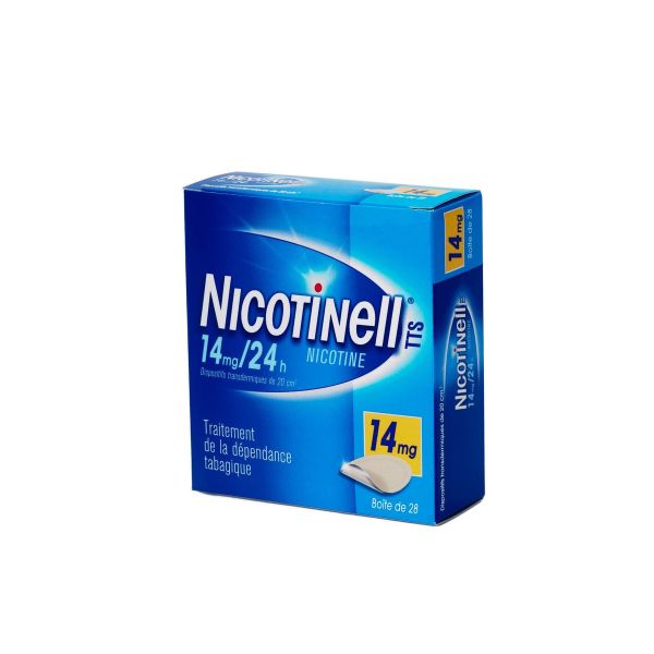 Nicotinell Tts 14 Mg/24 H (35 Mg/20 Cm ) (Nicotine) Dispositif Transdermique De 20 Cmen Sachet B/28