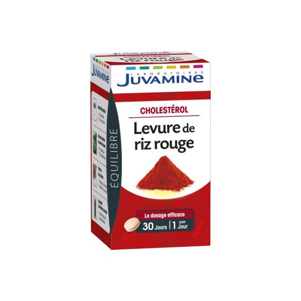 Juvamine Phyto Levure de Riz Rouge 30 Comprimés