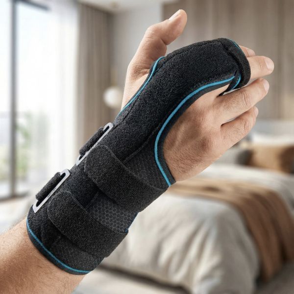 ORLIMAN NEO BOXER ATTELLE DE POIGNET-DOIGTS 2-3 DROIT NOIR T3 1