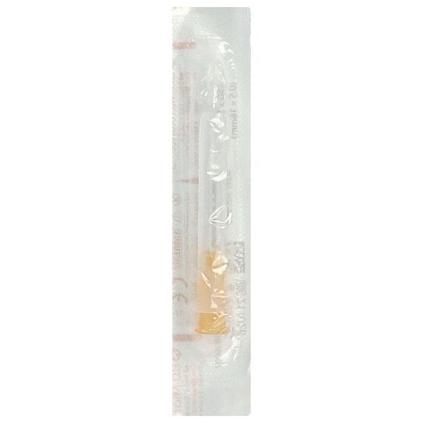 BD MICROLANCE 3 Aiguille hypodermique à usage unique, à biseau normal et paroi normale, G25, 0,5 mm x 16 mm, orange (ref. 300600), unité
