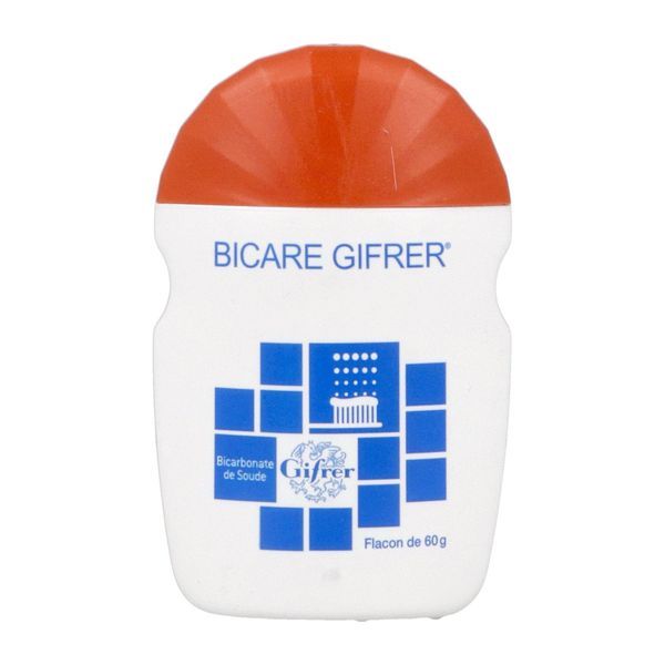 GIFRER SODIUM BICARBONATE Bicarbonate de sodium ou carbonate monosodique, conditionné, bt 60 g