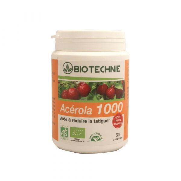 Biotechnie Acérola 1000 BIO - 50 comprimés