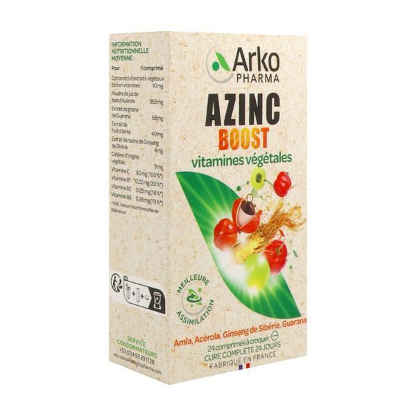 Azinc Naturel Boost 24 Cp