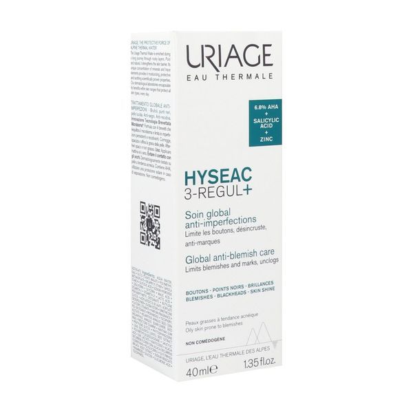 HYSEAC 3-REGUL+ SOIN GLOBAL ANTI-IMPERFECTIONS CREME TUBE 40 ML 1