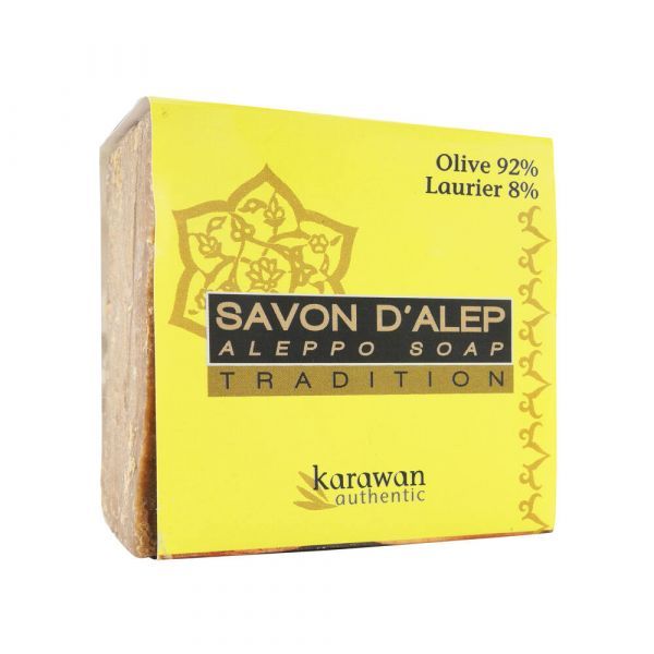 Karawan authentic Savon d'Alep Tradition 8% huile de baies de laurier - 200 g