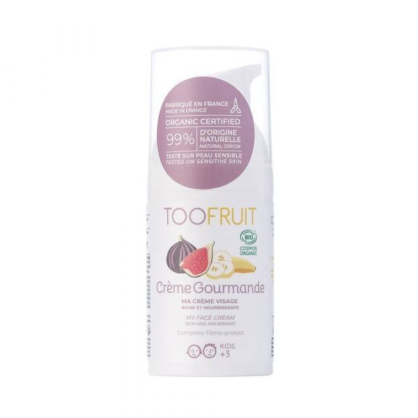 Toofruit Crème gourmande, crème nutritive visage BIO - 30 ml