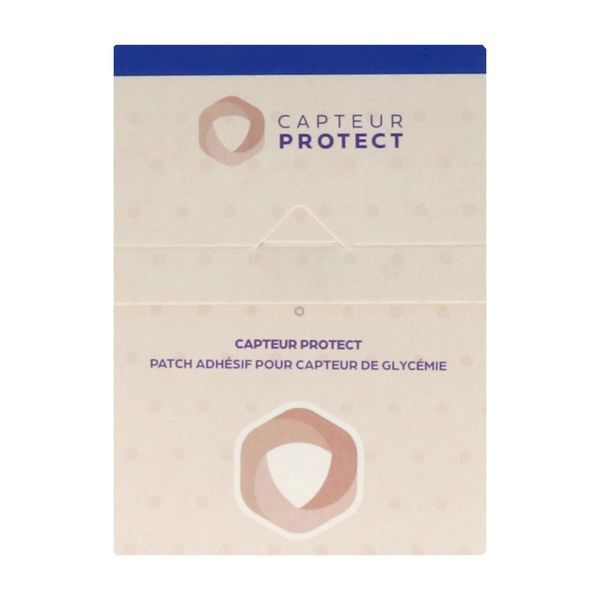 CAPTEUR PROTECT Patch adhésif capteurs de glycémie Freestyle Libre et Simplera, bleu, bt 4