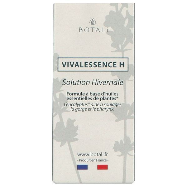 VIVALESSENCE H Solution buvable, complexe d'huiles essentielles, Hiver, fl 60 ml