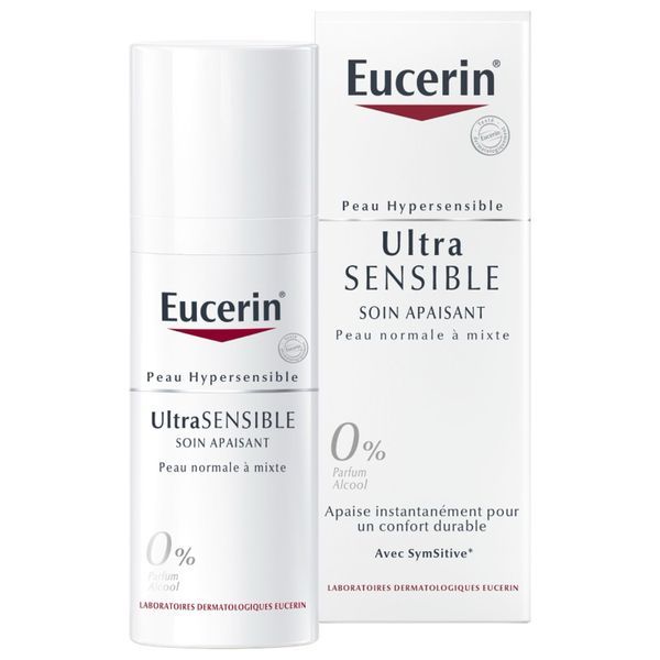 Eucerin Ultrasensible Soin Apaisant Peau Normale A Mixte Creme Flacon 50 Ml 1