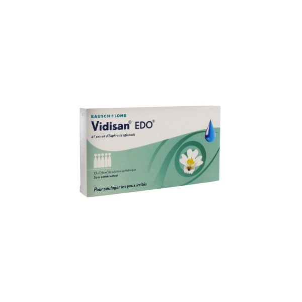 Euphrazen Vidisan Collyre Solution Unidose 0,6 Ml 10