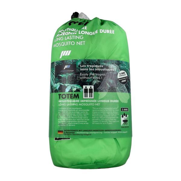 TOTEM PHARMAVOYAGE Moustiquaire biplace conique, à imprégnation longue durée, unité