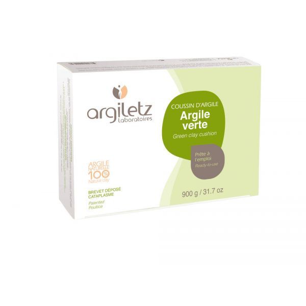 Argiletz Coussin d'argile verte - 36 alvéoles x 25 g