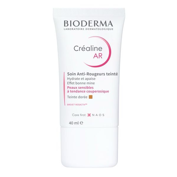 Bioderma crealine ar creme teintee anti-rougeurs dore 40ml