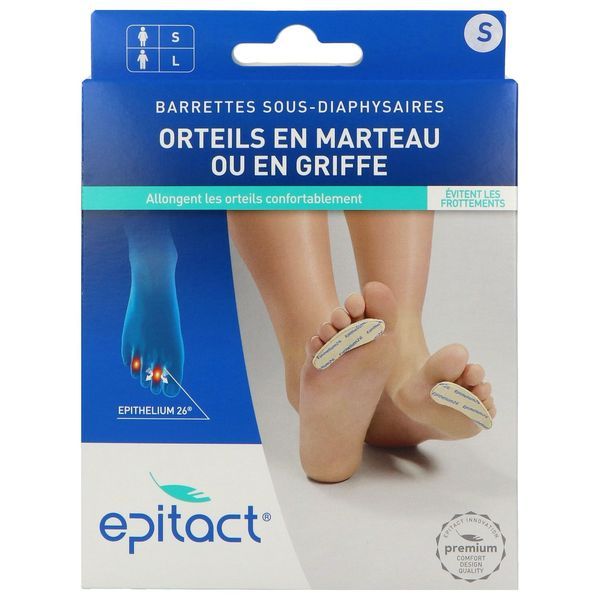 EPITACT BARRETTE SOUS DIAPHYSAIRE Barrette sous diaphysaire à l'Epithelium 26, femme (ref. 0461), paire