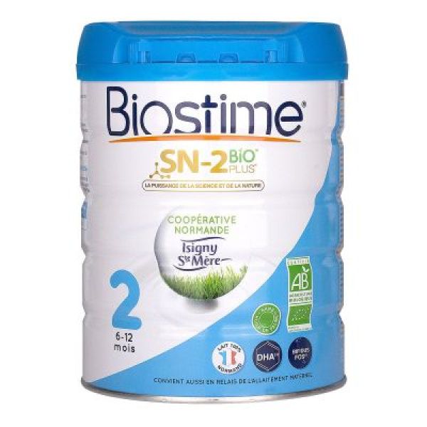 Biostime SN-2 Bio Plus 2ème Âge De 6 à 12 Mois 800 g