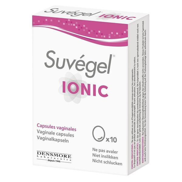 SUVEGEL IONIC CAPSULES VAGINALES Capsule vaginale à base d'acide hyaluronique et complexe TIAB pour usage intime, bt 10