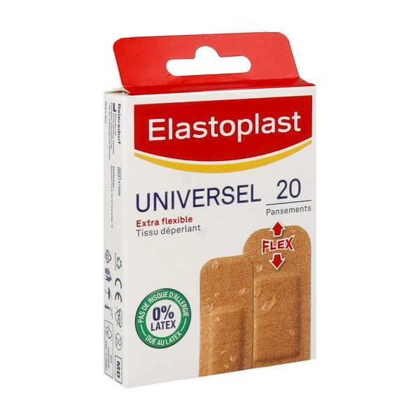 ELASTOPLAST FLEXIBLE Pansement prédécoupé adhésif, très flexible, bt 20
