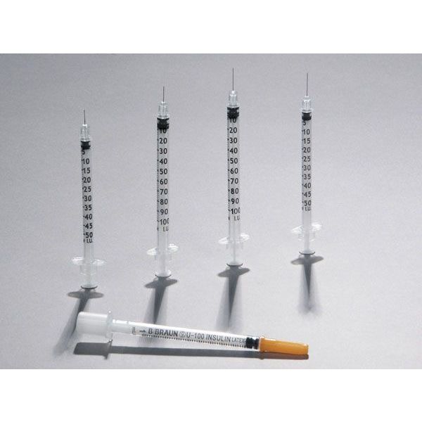 Seringue insuline OMNICAN 100 - 8 mm x 0,30  - Boite de 100