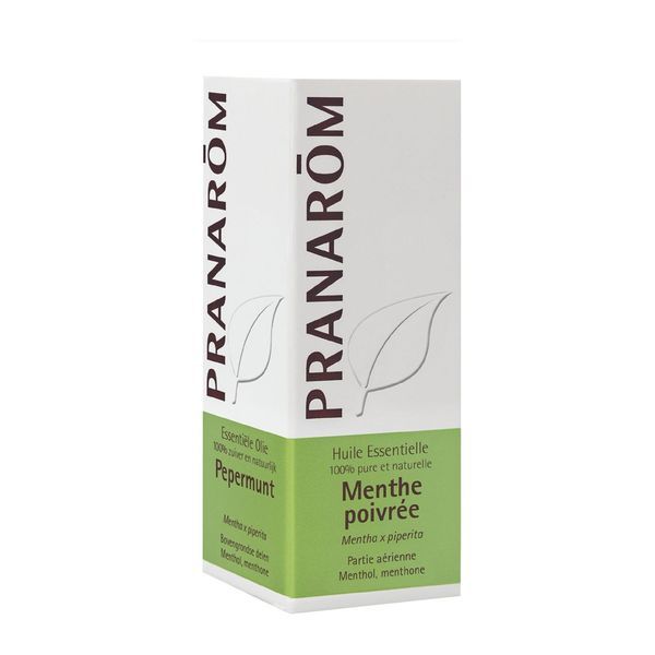 PRANAROM HUILE ESSENTIELLE Huile essentielle de menthe poivrée, chémotypée, fl 10 ml