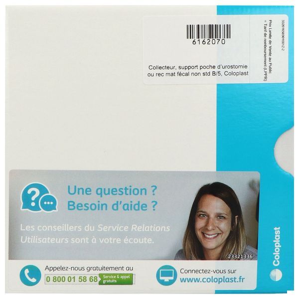 SENSURA MIO CLICK SUPPORT CONVEX FIT Support porte-poche semi-convexe, système 2 pièces, 60 mm, découp de 15 mm à 40 mm (ref. 165690), bt 5