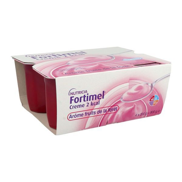 FORTIMEL CREME 2 KCAL DADFMS, arôme fruits de la forêt, 200 g x 4