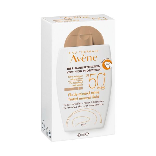 AVENE FLUIDE MINERAL TEINTE 50+ 40ML