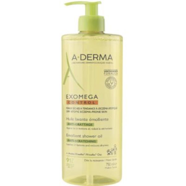 EXOMEGA CONTROL HUILE LAVANTE EMOLLIENTE ANTIGRATTAGE Huile lavante émolliente anti-grattage, fl 1 l