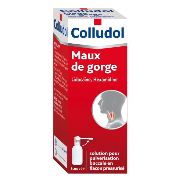 Colludol Solution Pour Pulverisation Buccale En Flacon Pressurise 1 Flacon(S) En Verre Plastifie Pressurise(E)(S) De 30 Ml Avec Embout(S) Buccal(Aux) 