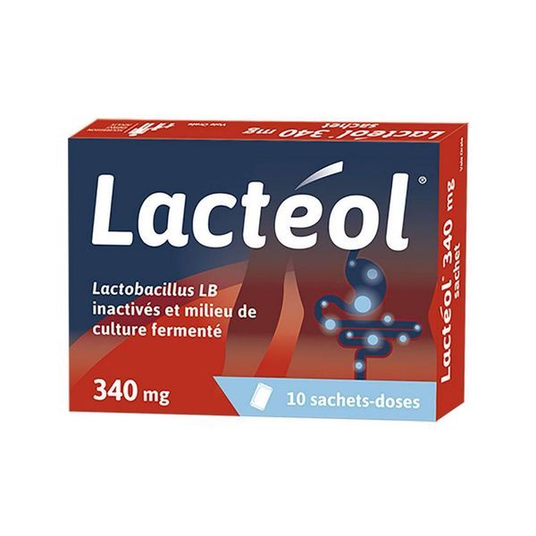 LACTEOL Poudre pour suspension buvable 340 mg, boîte 10 sachets-dose